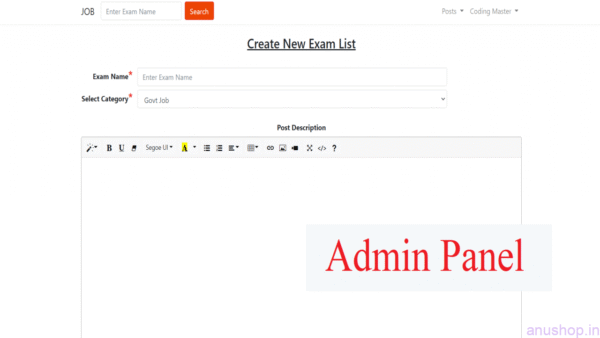 Sarkari Jobs Php Script v2.5 With Admin Panel - Image 2