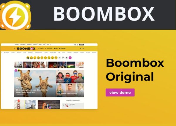 BoomBox Theme GPL v2.8.6 – Create Viral Magazine WordPress Websites GPL