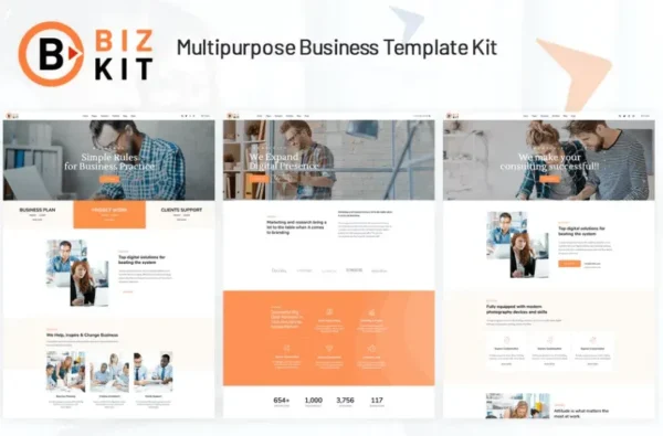 BizKit – Multipurpose Business Website Template (Elementor)