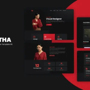 Creative Portfolio Website Template WordPress – Agetha