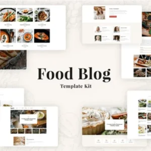 Food Blog Elementor Template Kit – Especio