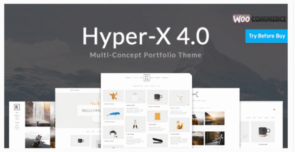 HyperX – Responsive WordPress Portfolio Theme