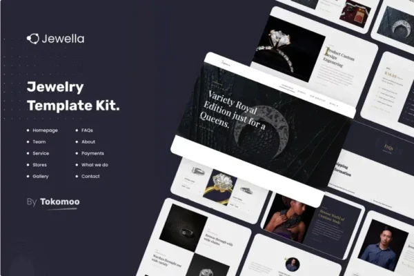 Jewella – Jewellery Website Templates WordPress for Elementor Page Builder Plugin