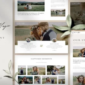 Robbie Magie – Wedding Event Planner Website Template (Elementor)