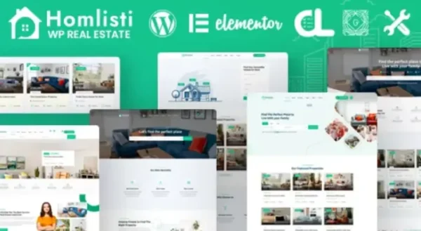 Homlisti Theme GPL v1.9.4 – Real Estate WordPress Theme + RTL