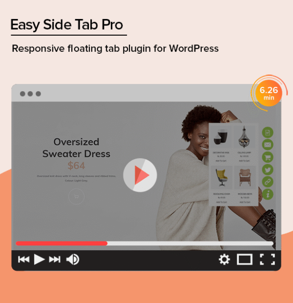 Easy Side Tab Pro v2.0.6 - Responsive Floating Tab Plugin For Wordpress